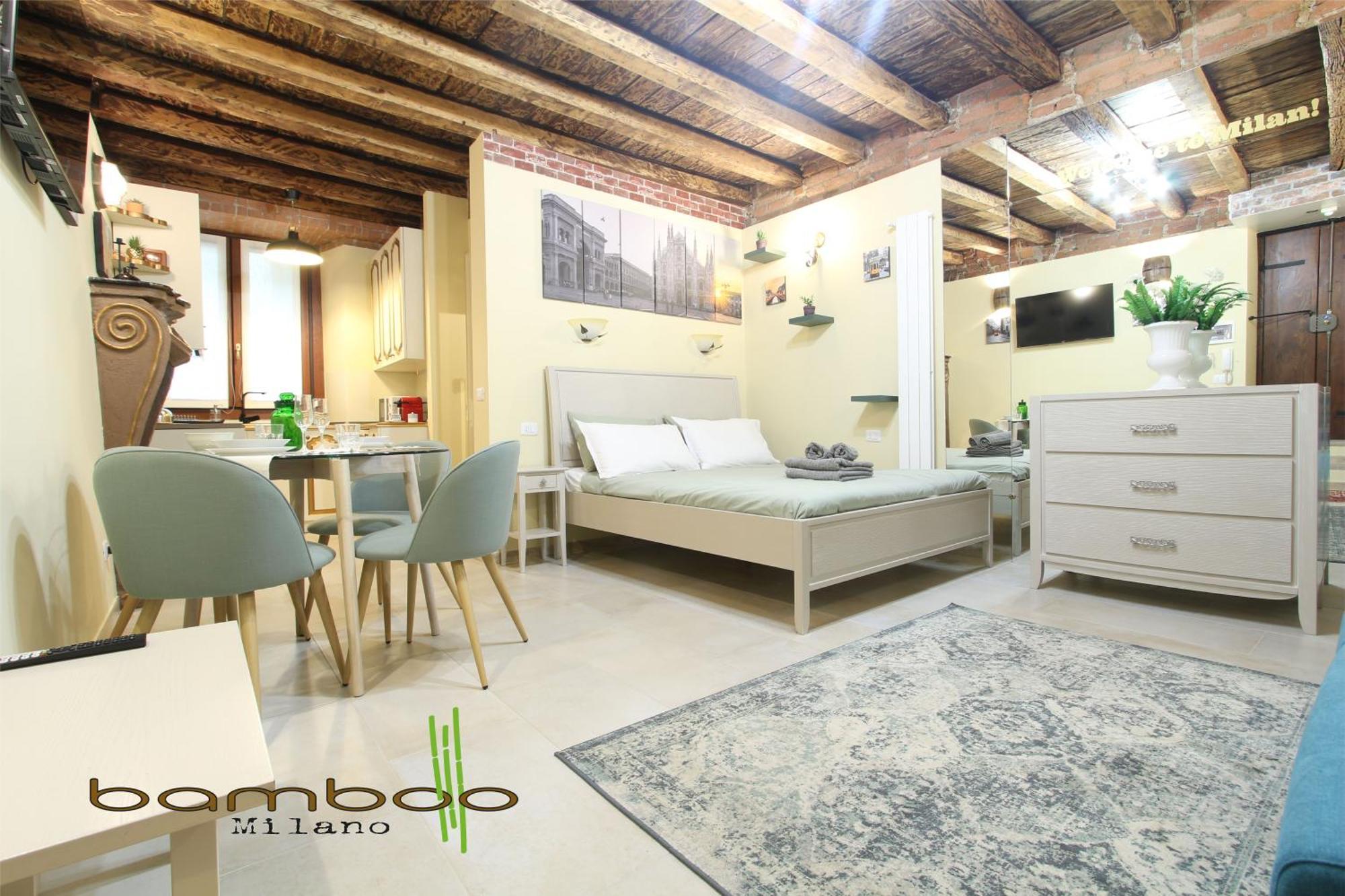 Apartamento Bamboo Milano Darsena Exterior foto
